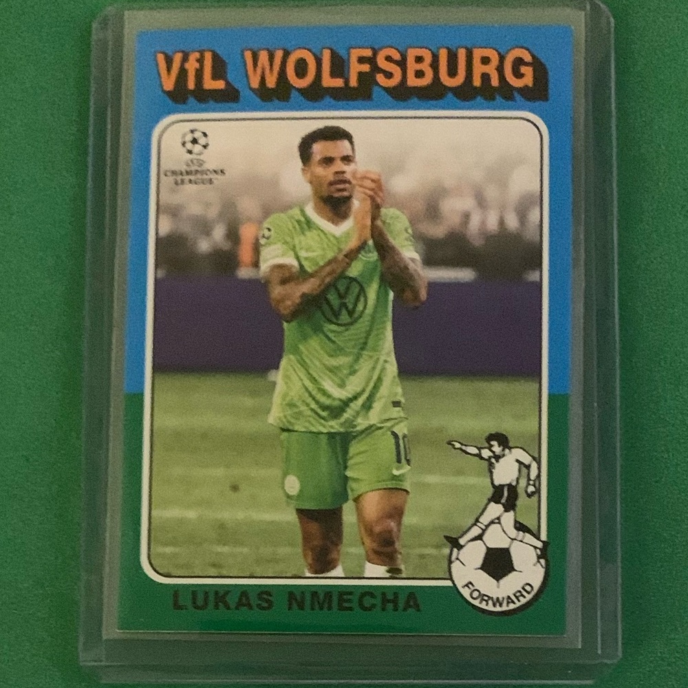 Lukas Nmecha #75-11 2021-22 UEFA Champions League 1975 Topps Soccer Card